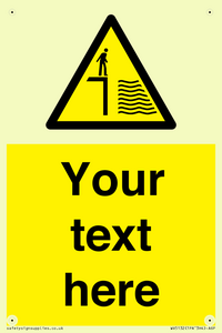 Custom Deep Water Sign